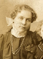 Annie Christensen, about 1900