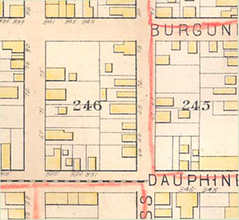 Detail from 1883 Robinson Map, Plate 20