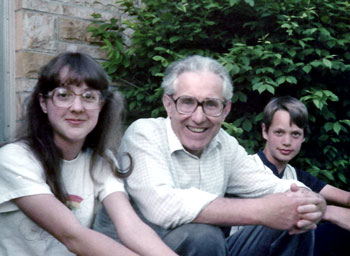 Hermann Reese with my children, Jennifer and Jeffrey.