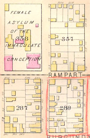 Detail from 1883 Robinson Map, Plate 20.