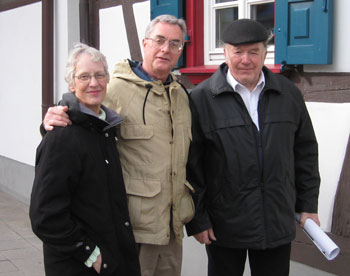 Pat, Norm, and Alois Marz in Rheinzabern.