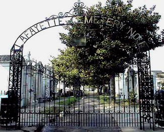 Lafayette Cemetery No. 1, Washington Avenue Gate.