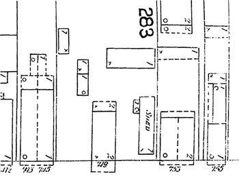 Detail, 1893 Sanborn Fire Insurance Map, sheet 144.