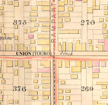 Detail from 1883 Robinson Map, Plate 18.