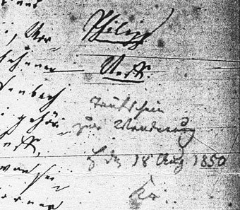 Marginal note added to Philipp Neff's baptism record.