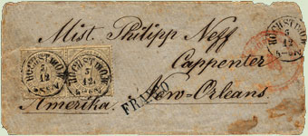 Envelope addressed to Philipp Neff.