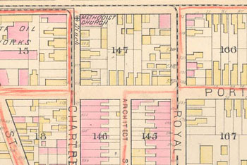 Detail, 1883 Robinson Atlas, Plate 19.