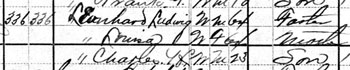 Detail from 1880 federal census.