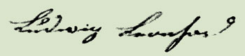 Signature of Ludwig Leonhard.