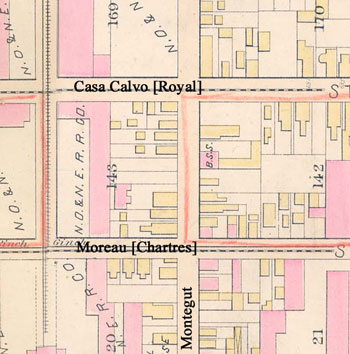 Detail from 1883 Robinson Map, Plate 19.