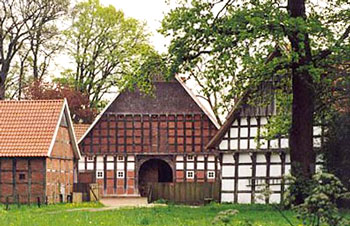 A typical farmstead in the Artland.