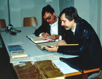 Norman Hellmers and Hein Schlüter, October 1979.