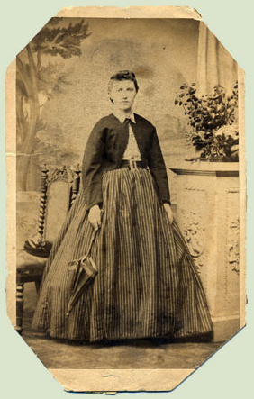 Caroline Feige in New Orleans, circa 1868-1869.