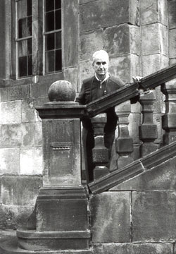 Leonard H. Hellmers, Sr. at the Evangelical Reformed Church in Bentheim.