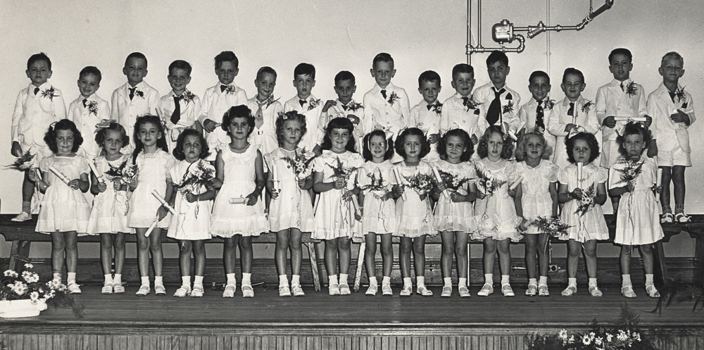 William Frantz School 1949 Kindergarten Graduation