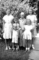 Barbara, Marie & John with Hellmers kids